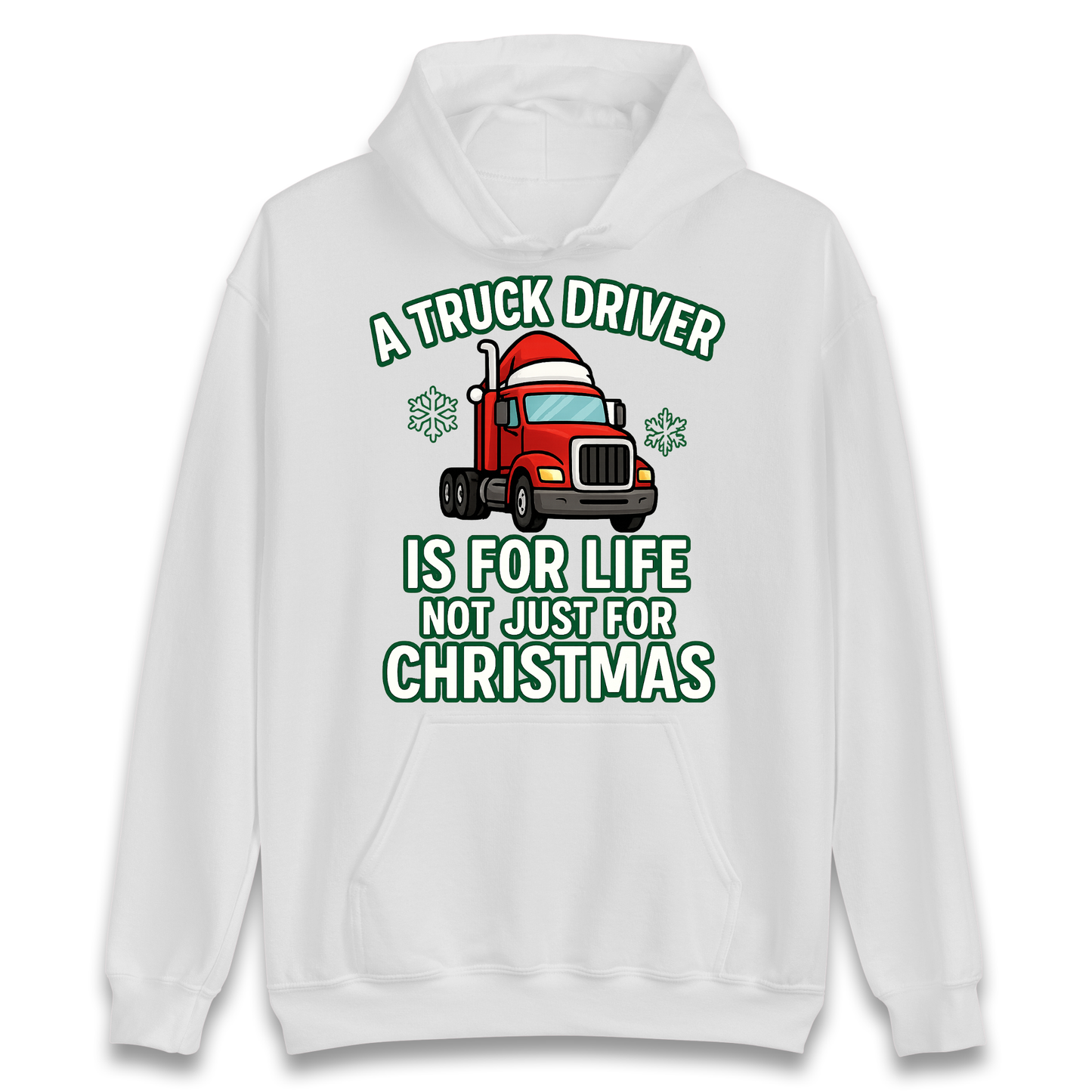 Truck Driver Christmas Hoodie