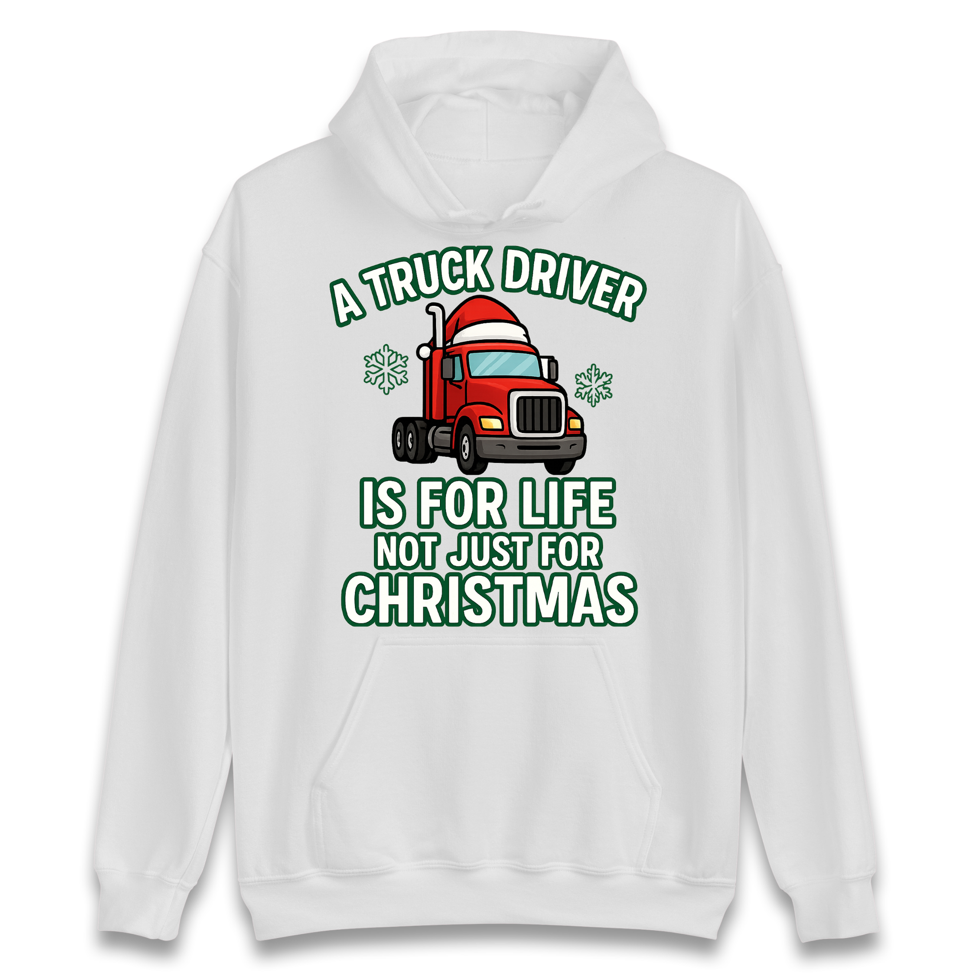Truck Driver Christmas Hoodie
