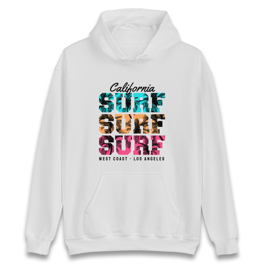 California Surf Surf Surf Hoodie