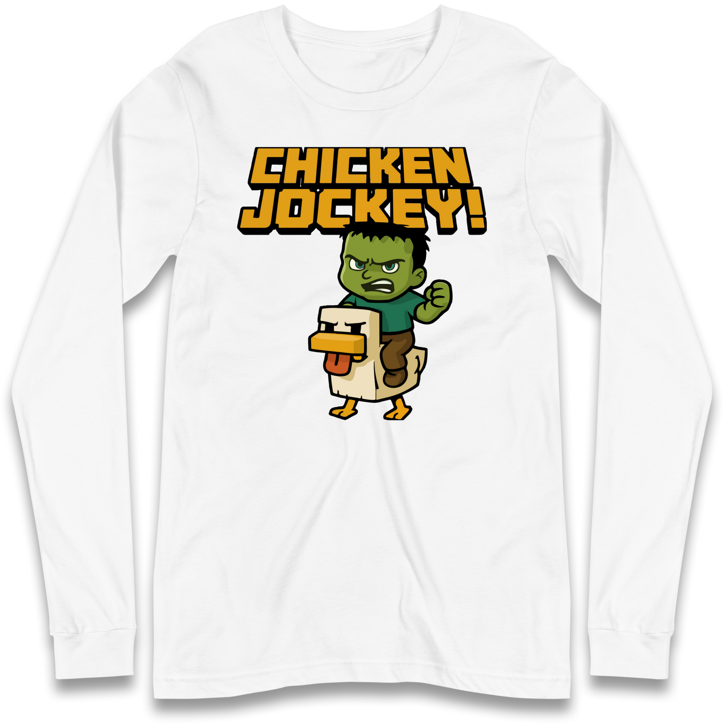 Chicken Jockey Long Sleeve T Shirt