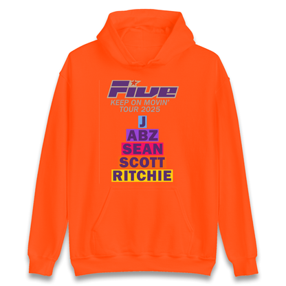 Five Keep On Movin' Tour 2025 Hoodie