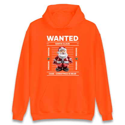 Wanted Santa Claus Christmas Hoodie