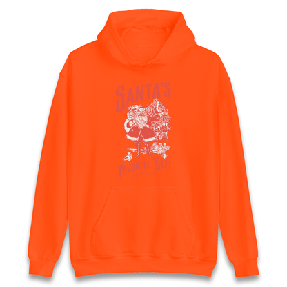 Santas Favourite Elf Christmas Hoodie