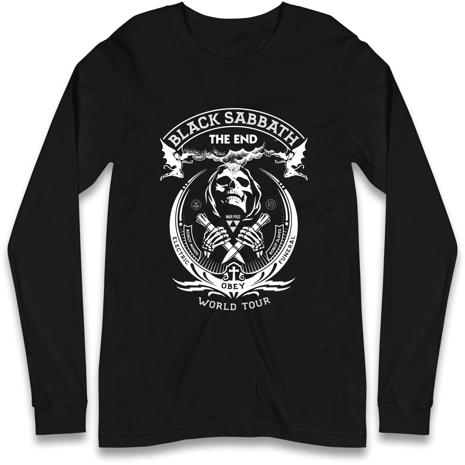 Black Sabbath The End World Tour Long Sleeve Shirt