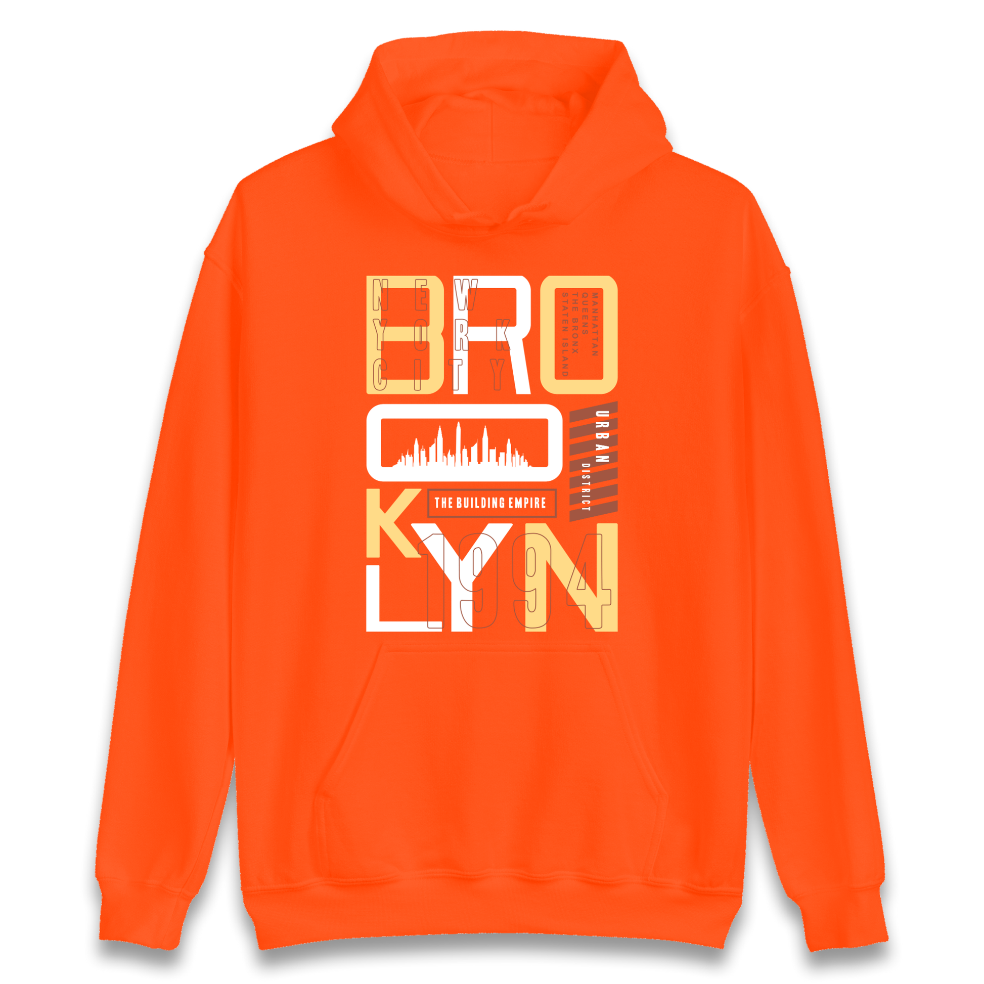 Brooklyn New York Urban District Hoodie
