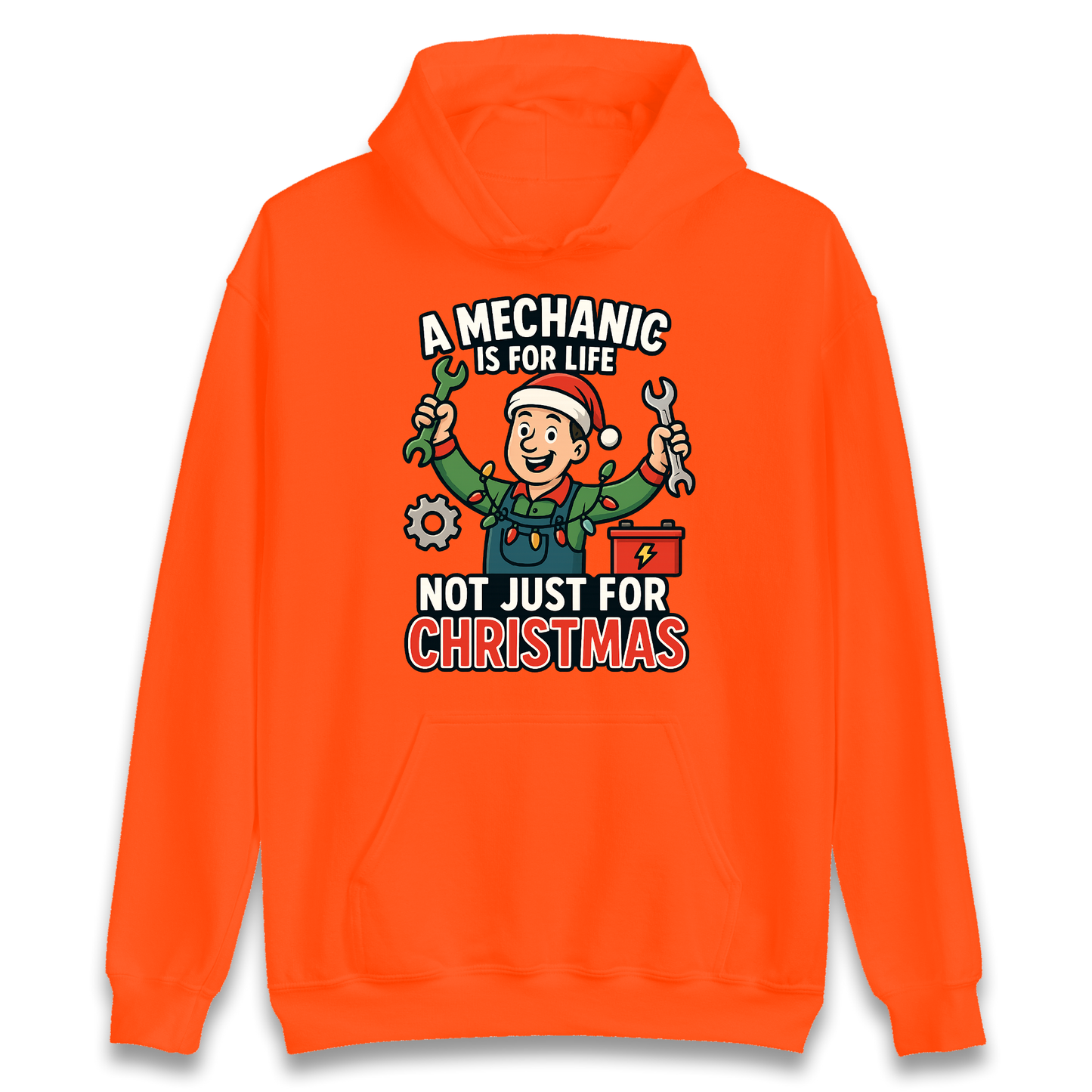 Mechanic Christmas Hoodie