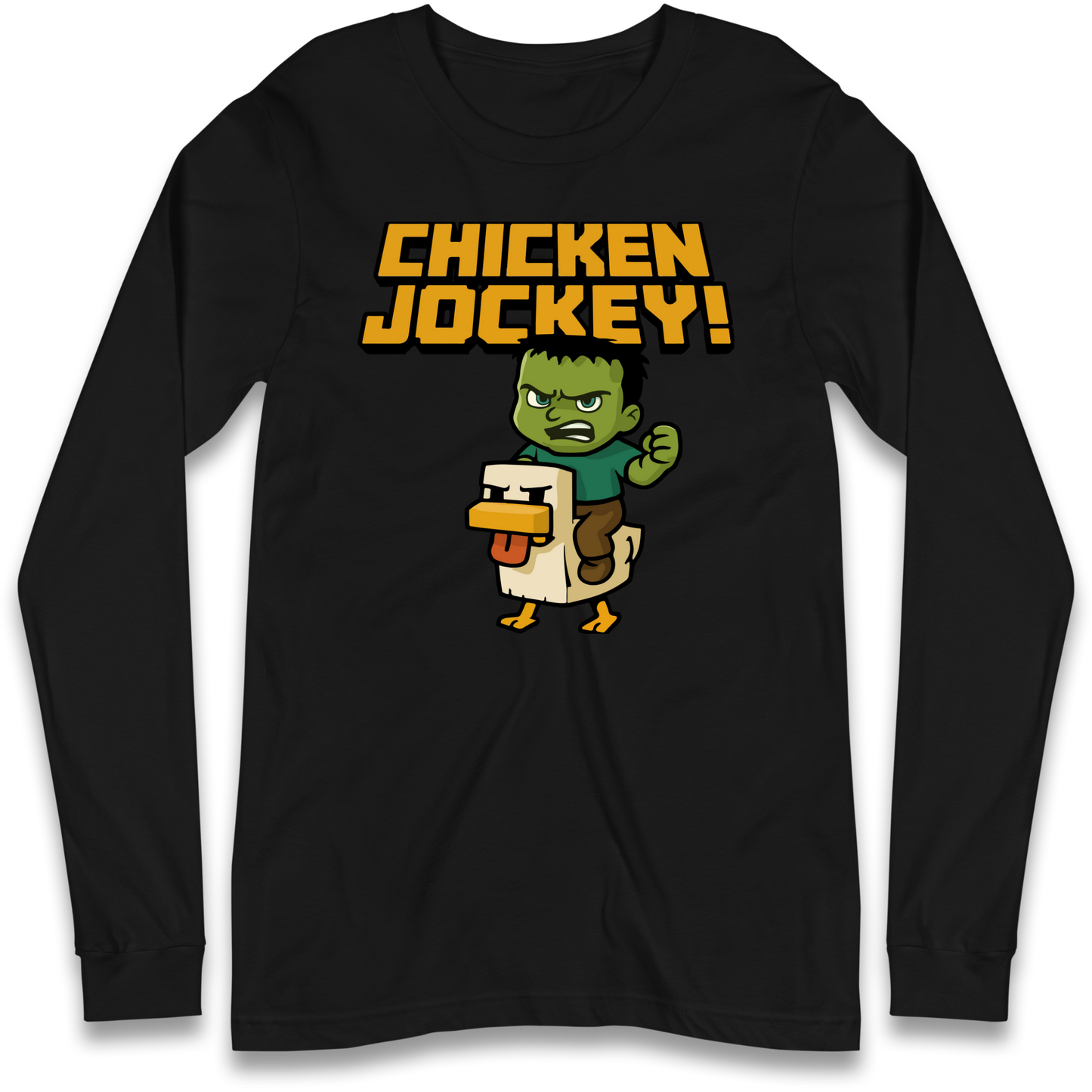 Chicken Jockey Long Sleeve T Shirt