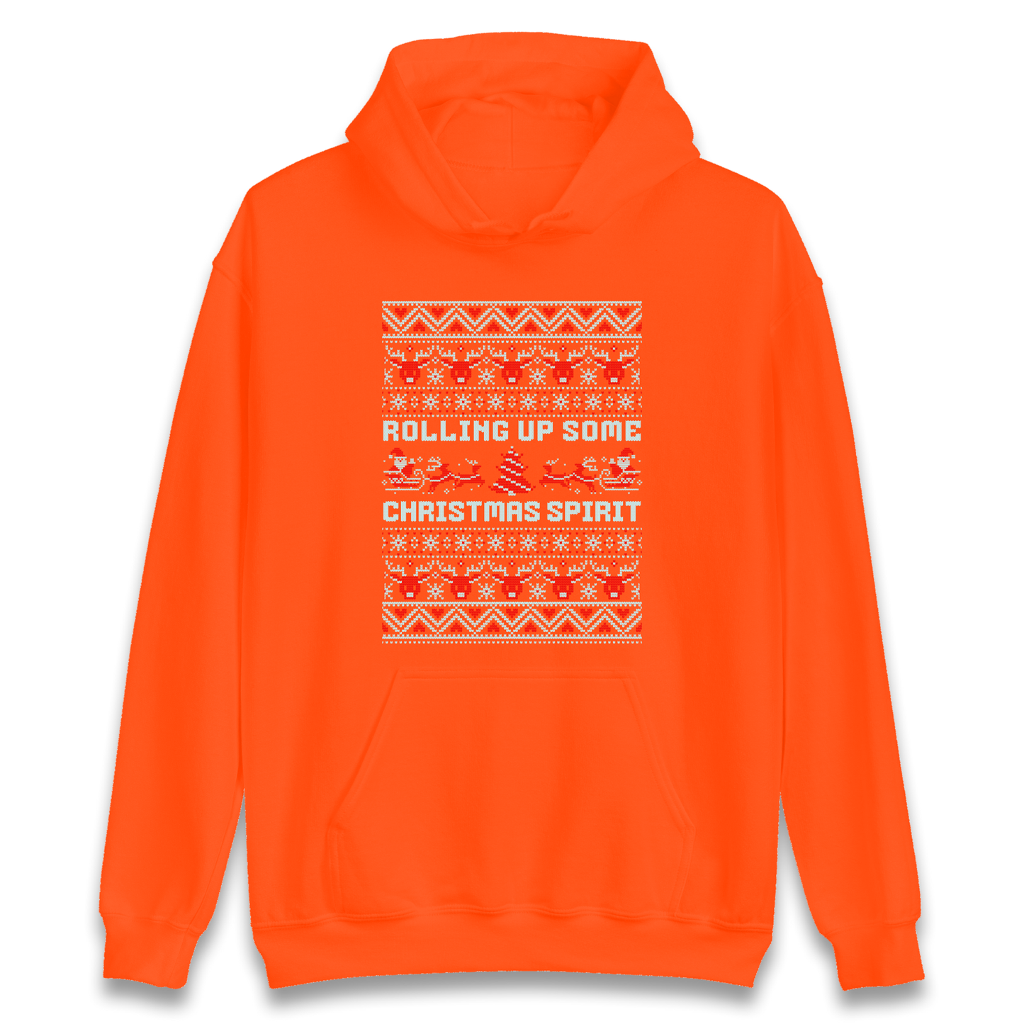 Rolling up Some Christmas Spirit Hoodie
