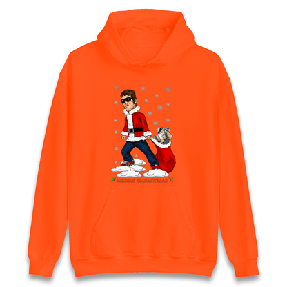 Liam Gallagher Christmas Santa Hoodie