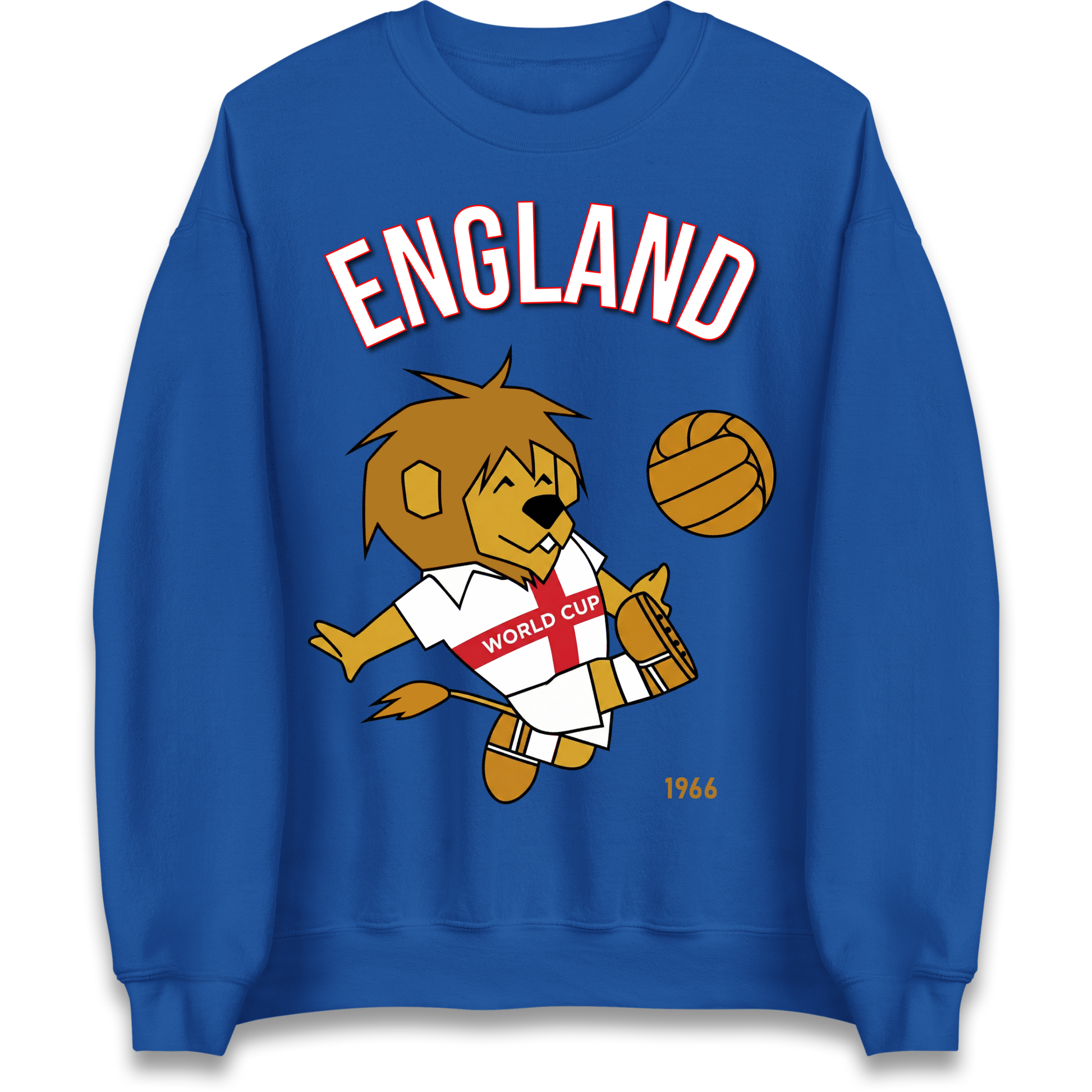 England World Cup Willie 1966 Football Sweatshirt