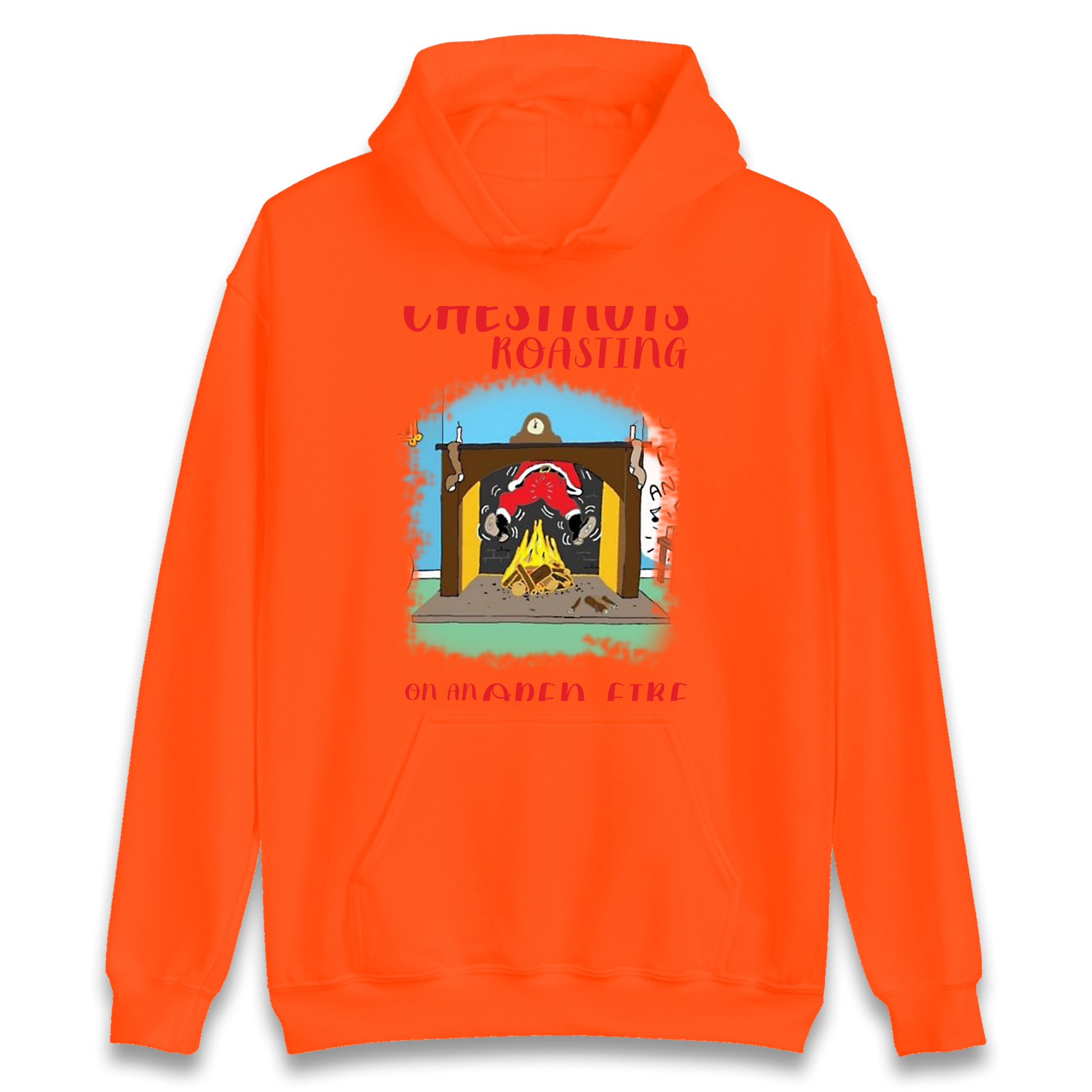 Chestnuts Roasting On An Open Fire Christmas Hoodie