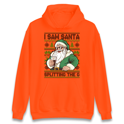 Santa Splitting The G Hoodie