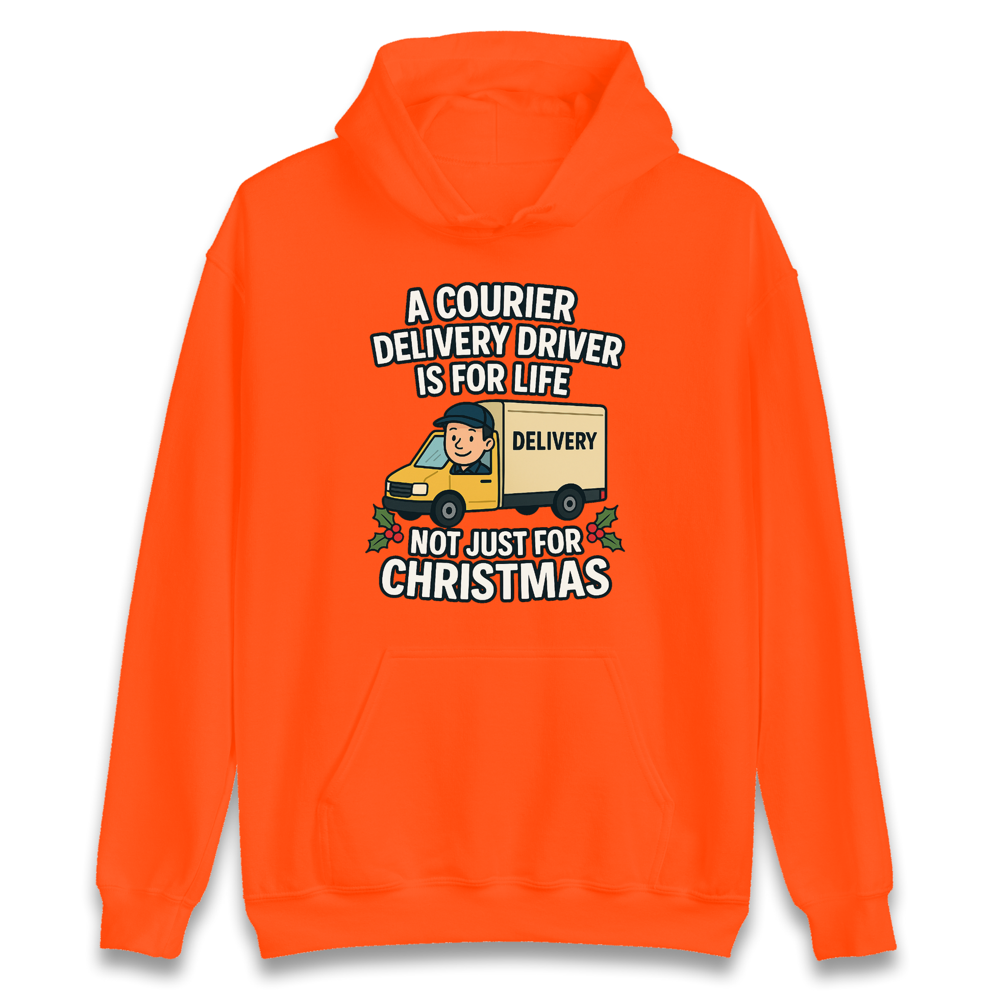 Courier Delivery Driver Christmas Hoodie