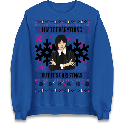 Wednesday addams Christmas Jumper