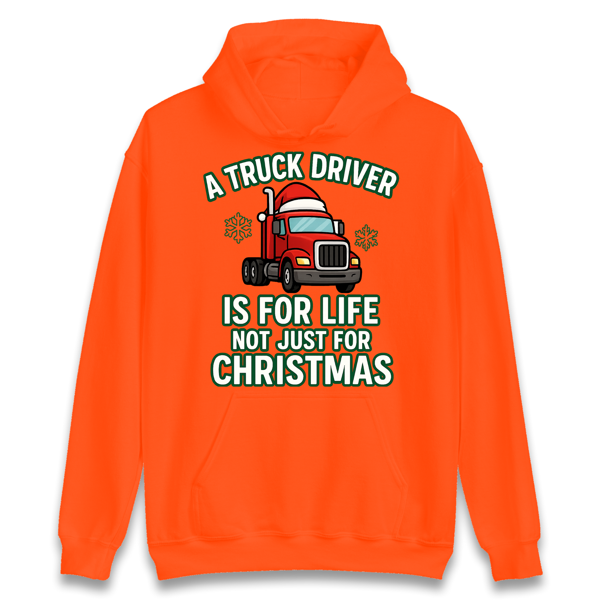 Truck Driver Christmas Hoodie