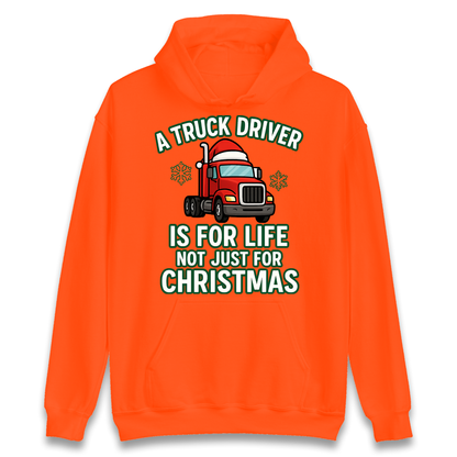 Truck Driver Christmas Hoodie