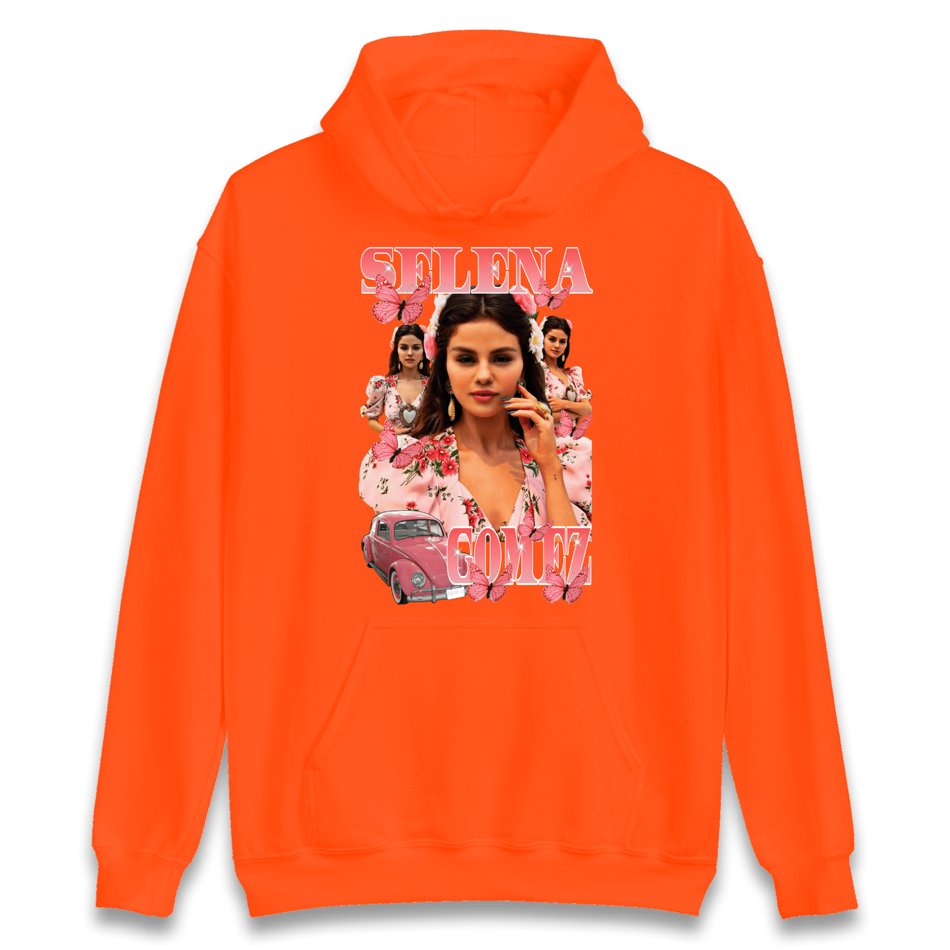 Selena Gomez Pink Hoodie