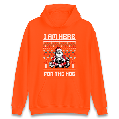 I am Here For The Nog Christmas Hoodie