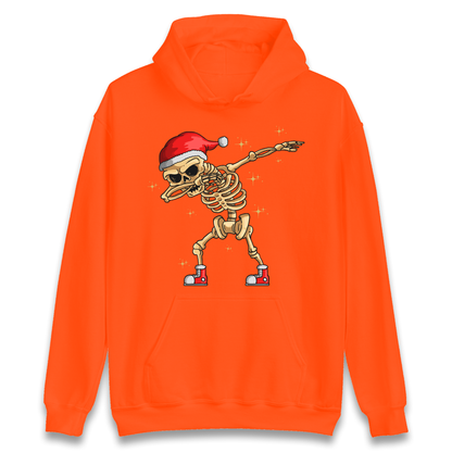 Santa Skellington Dabbing Christmas Hoodie