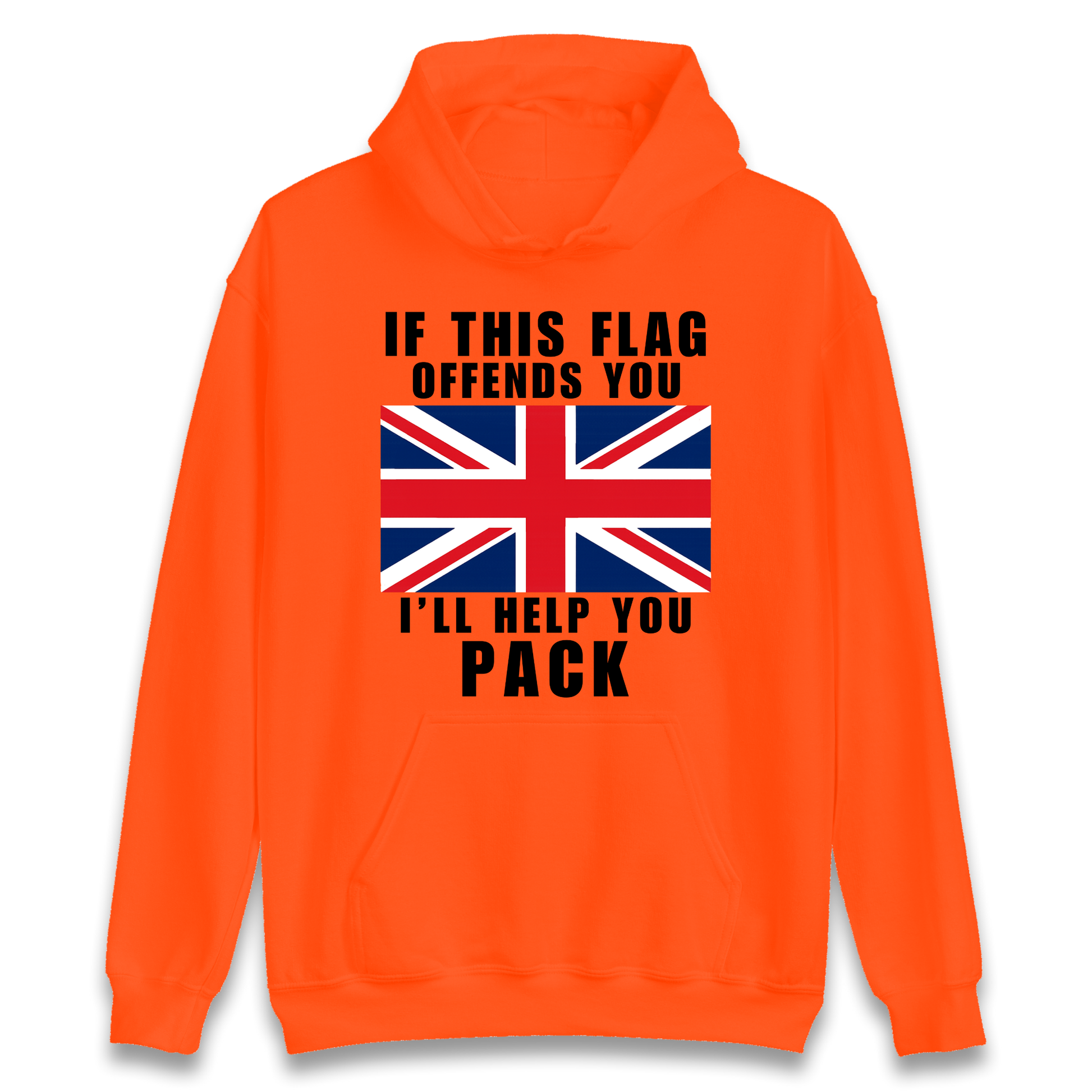 If This Flag Offends You I Will Help You Pack Hoodie