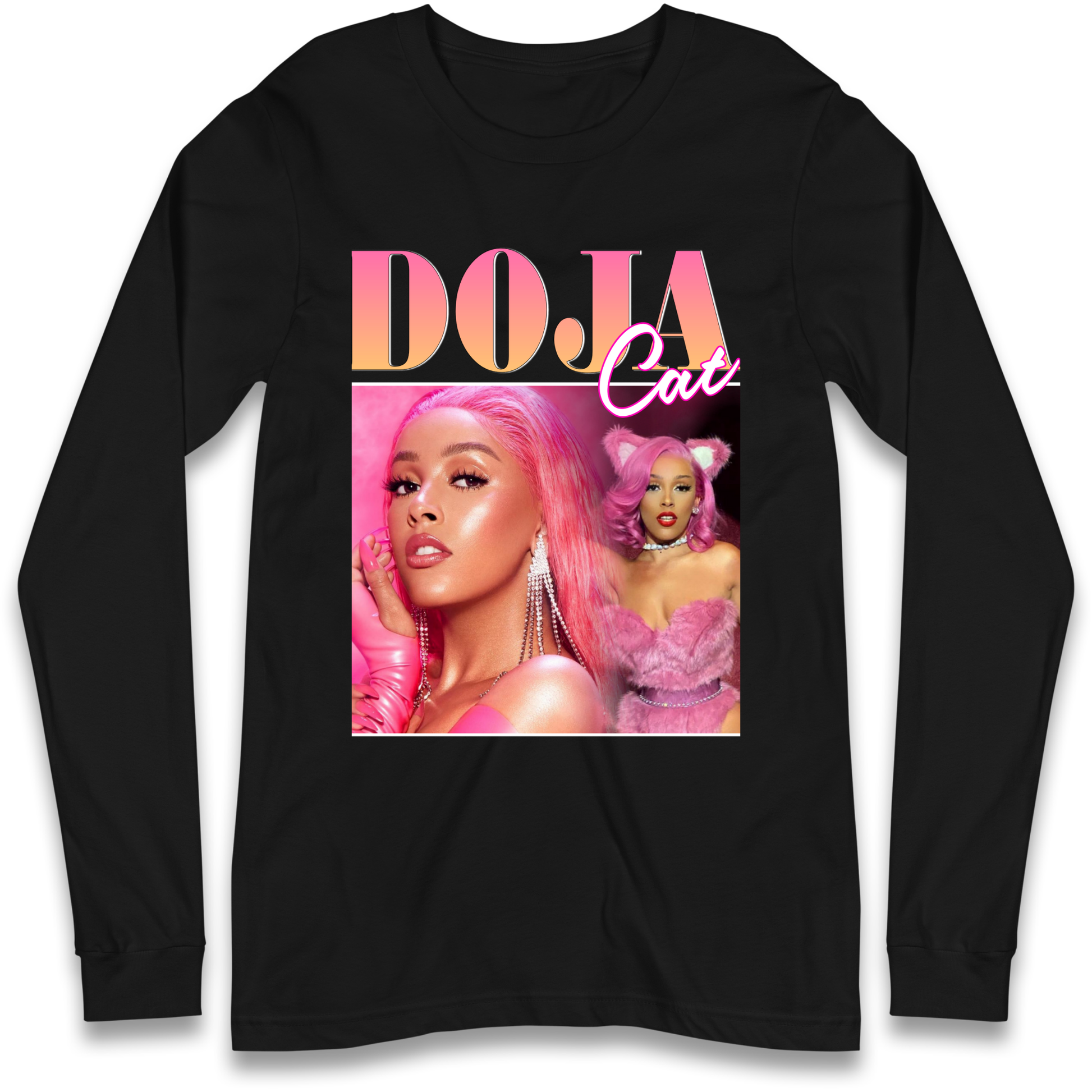 Doja Cat Pink Longsleeve T Shirt