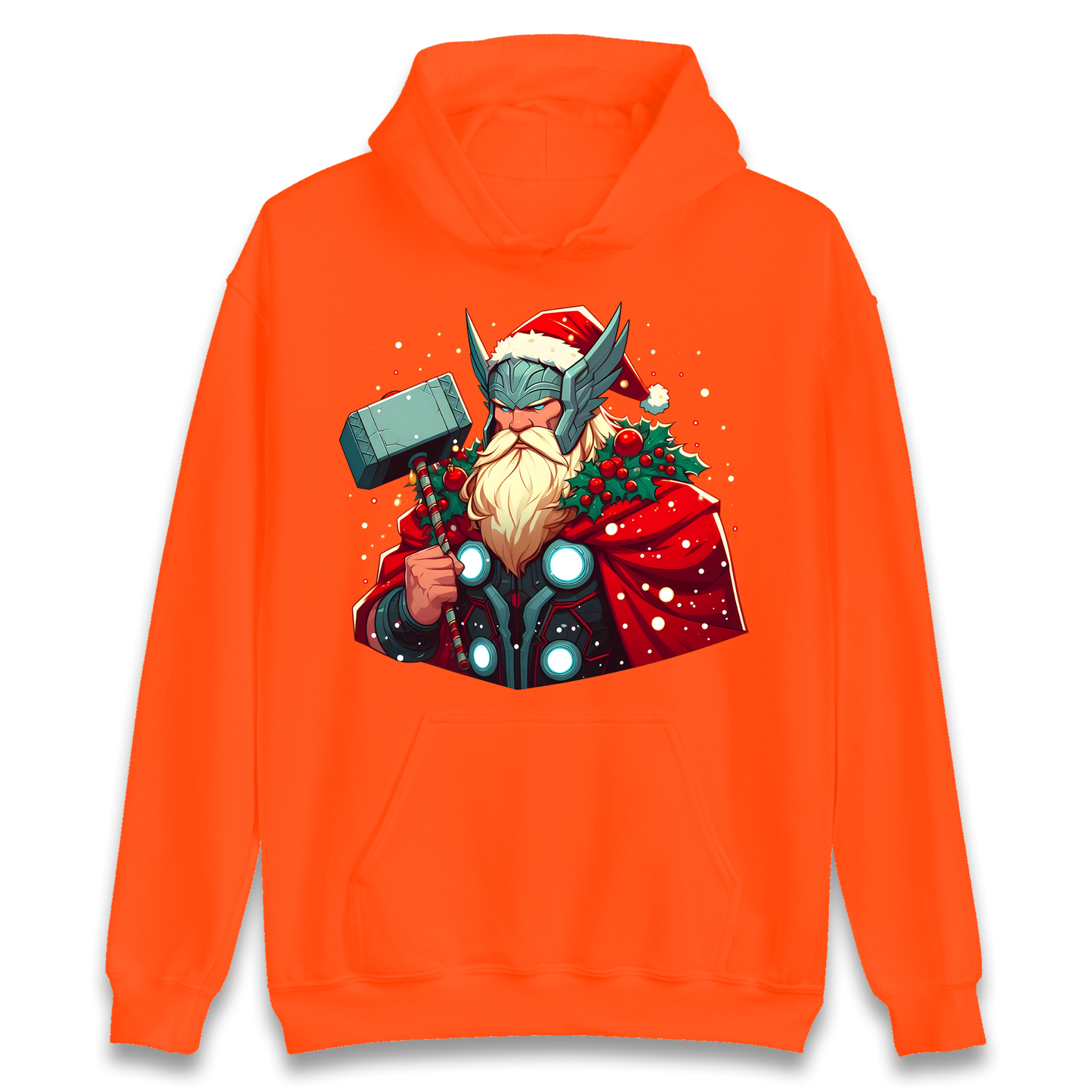 Viking Thor Santa Hoodie