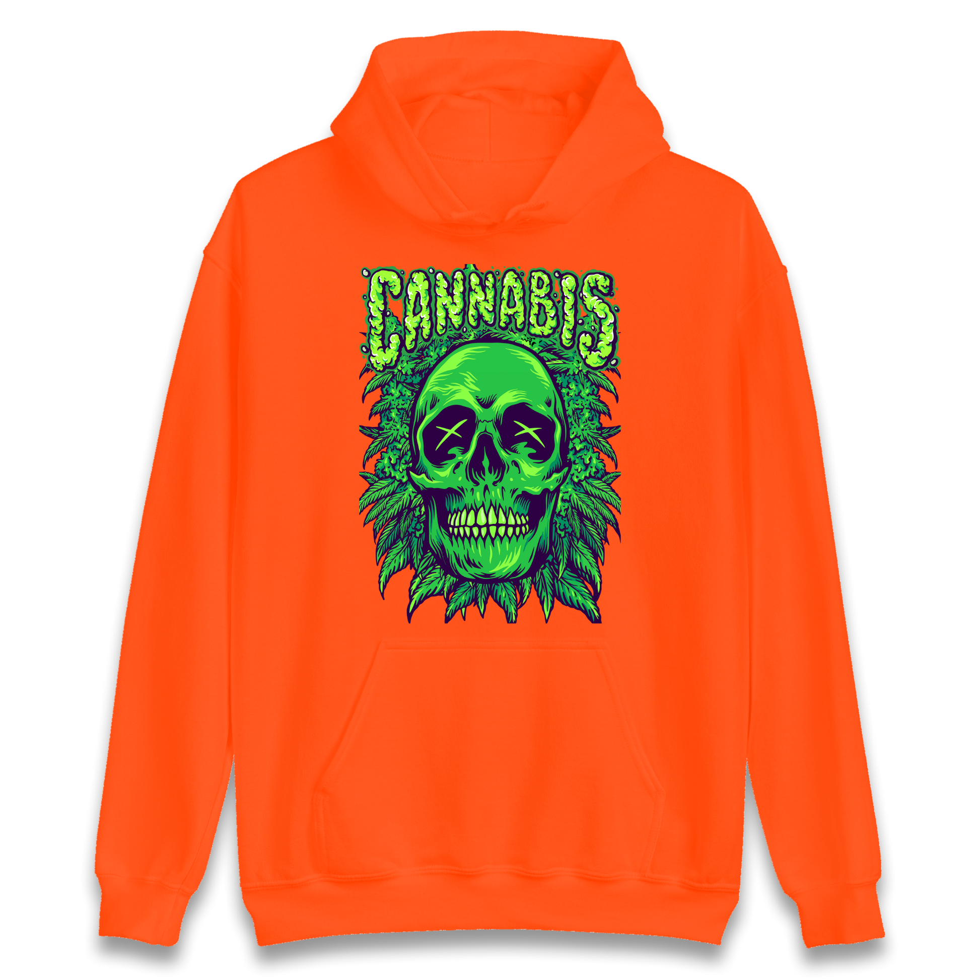 Cannabis Skull Hoodie
