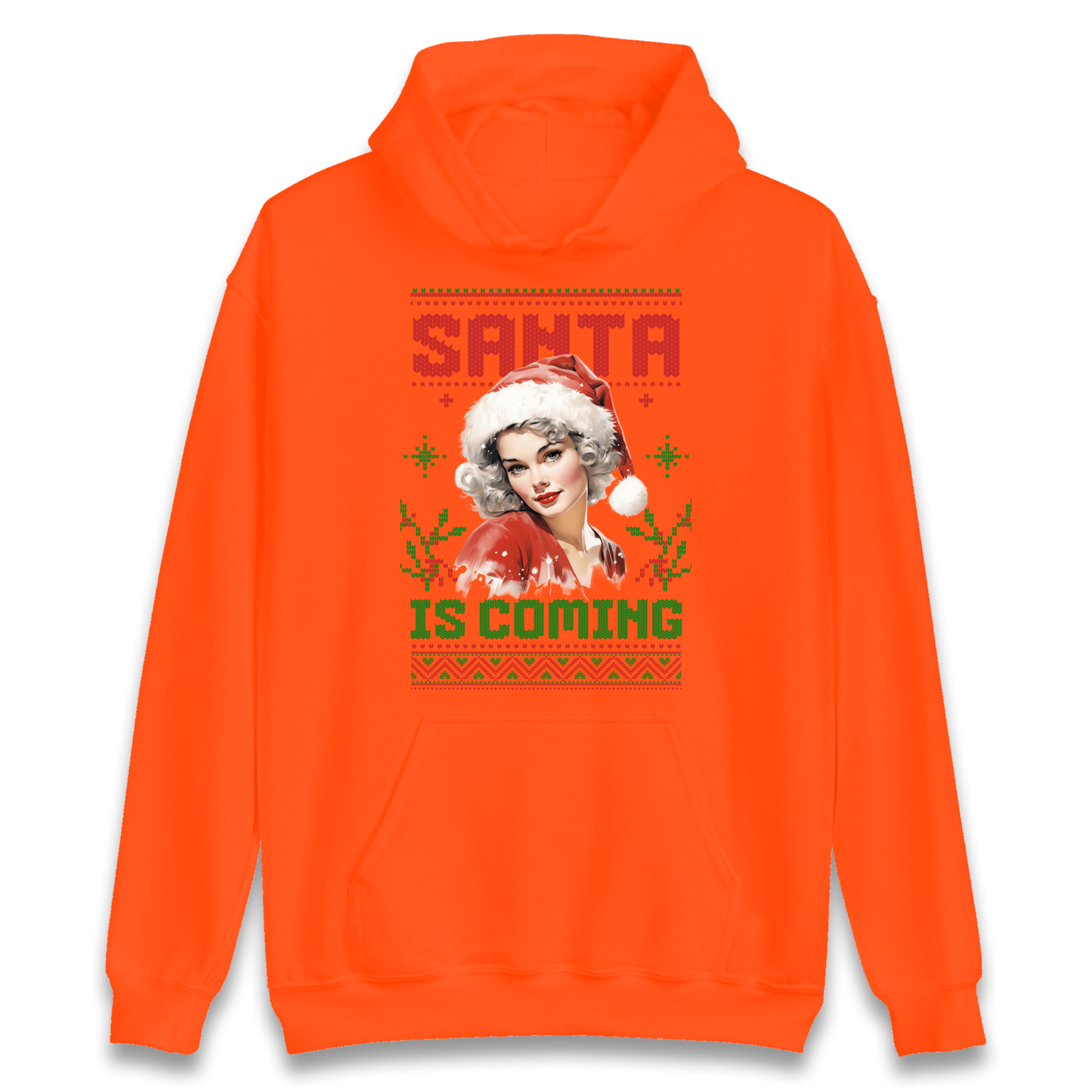 Santa is Coming Christmas Hoodie