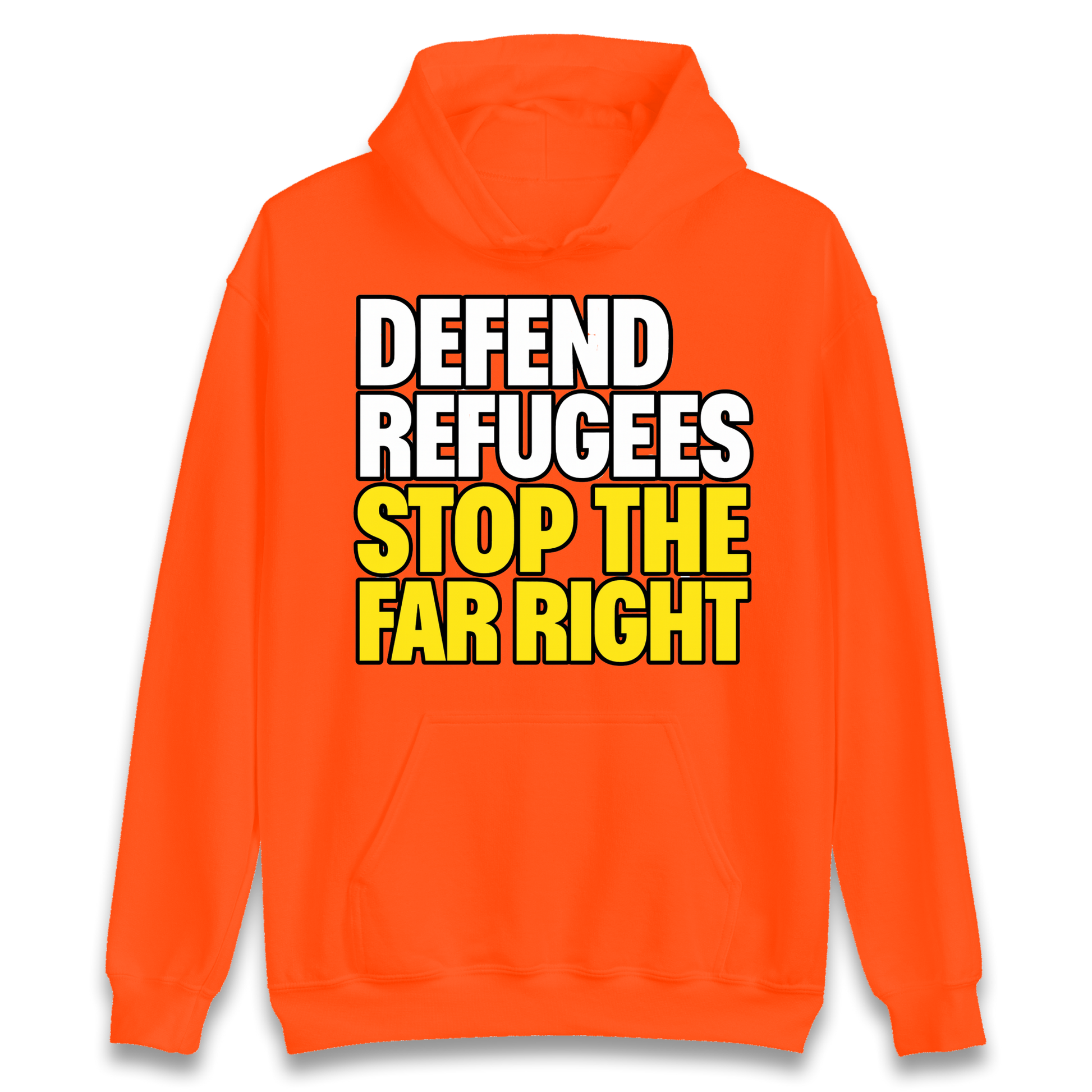 Defend Refugees Stop The Far Right Hoodie