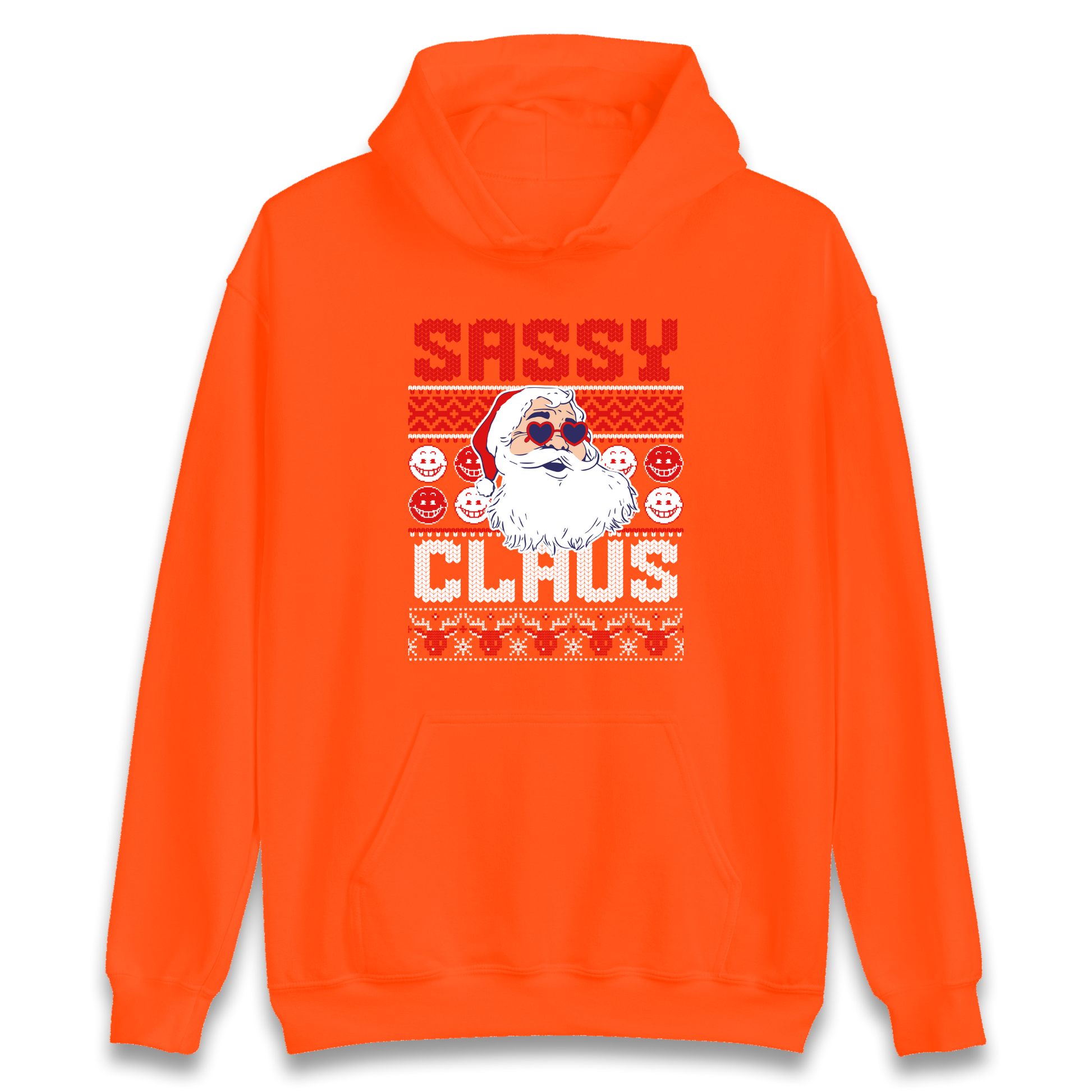 Sassy Claus Santa Christmas Hoodie