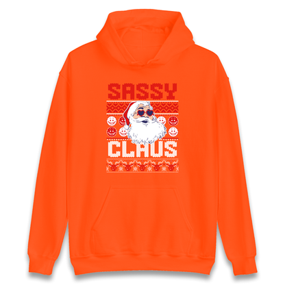 Sassy Claus Santa Christmas Hoodie