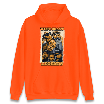West Coast Legends Rappers Hoodie