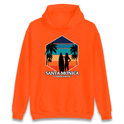 Santa Monica Summer Surfing Hoodie