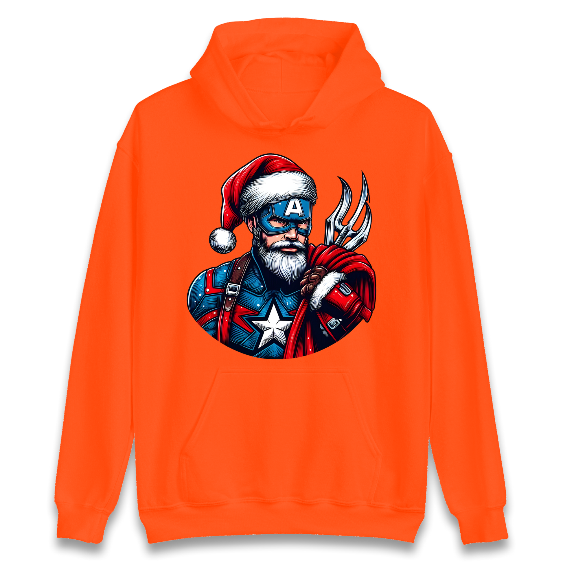 Captain America Santa Hoodie