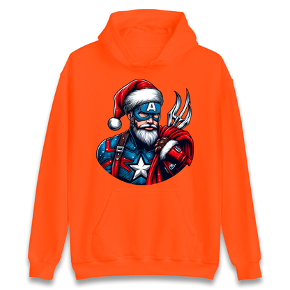 Captain America Santa Hoodie
