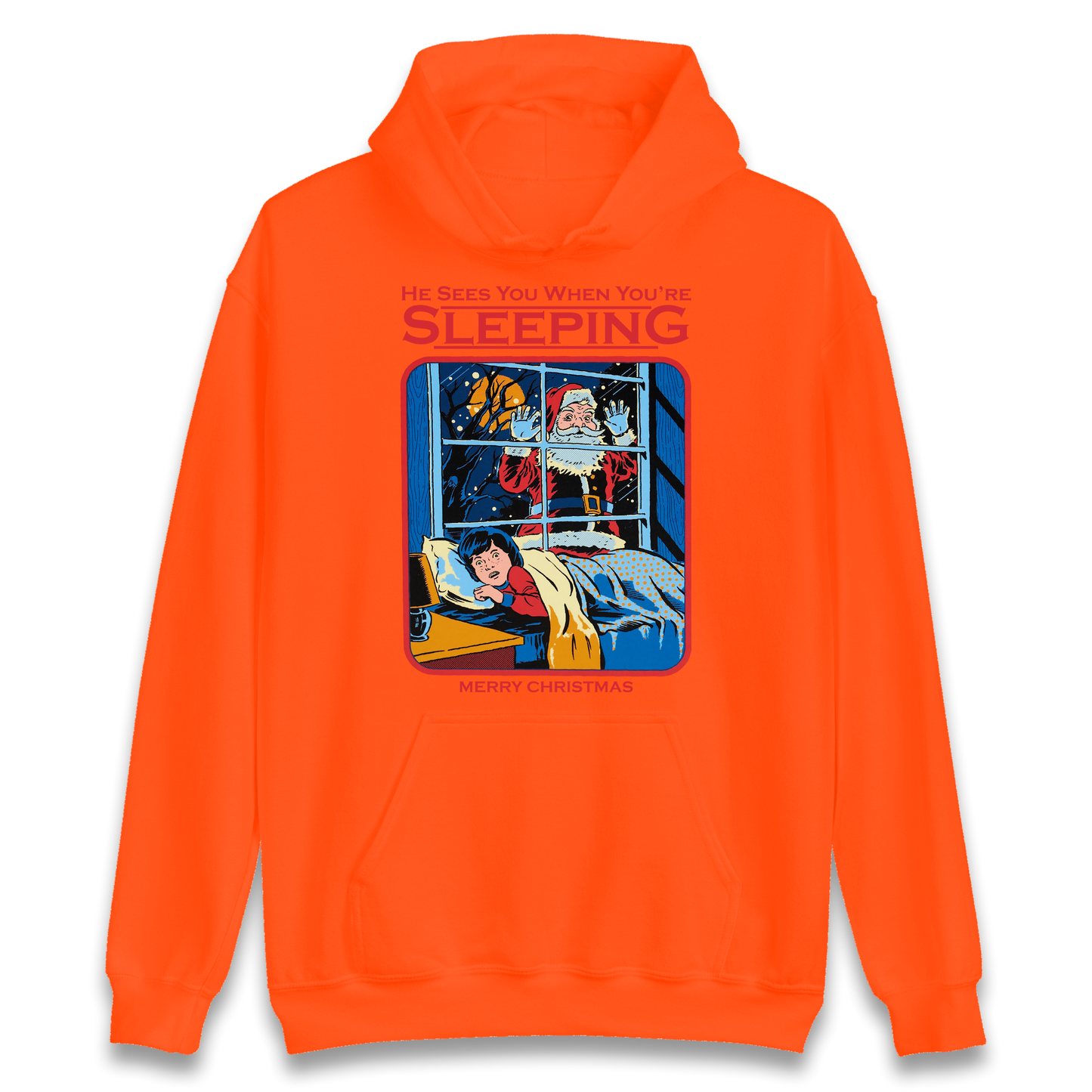 Creepy Santa Claus Christmas Hoodie