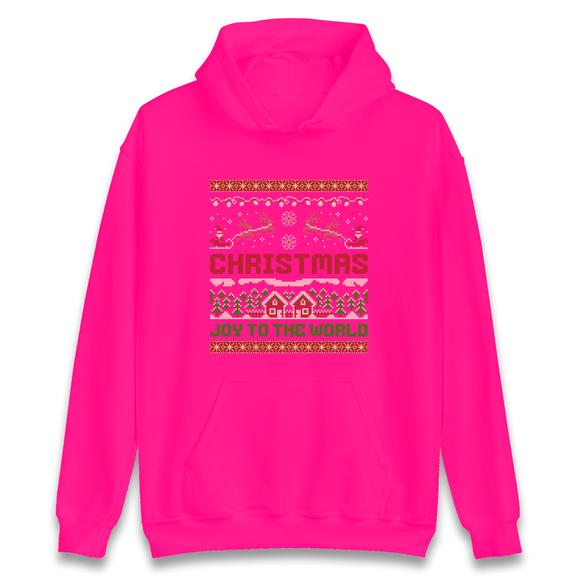 Christmas Joy to the World Christmas Hoodie