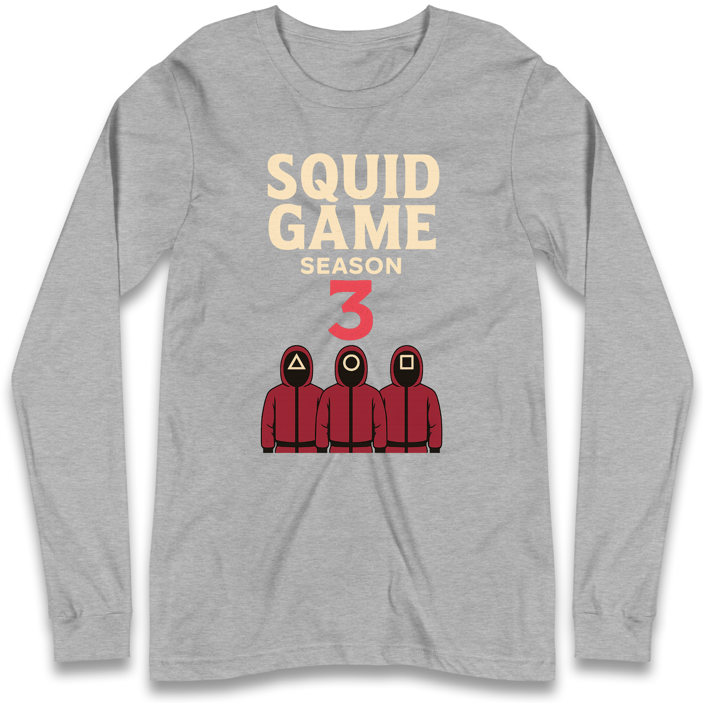 Squid Games Season 3 Longsleeve T Shirt