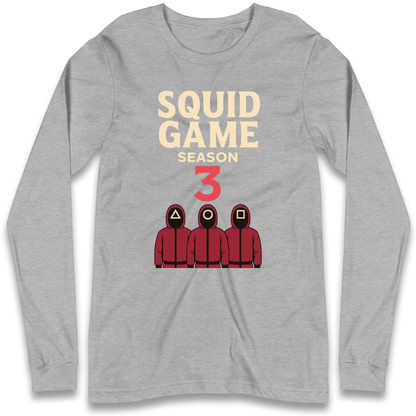 Squid Games Season 3 Longsleeve T Shirt