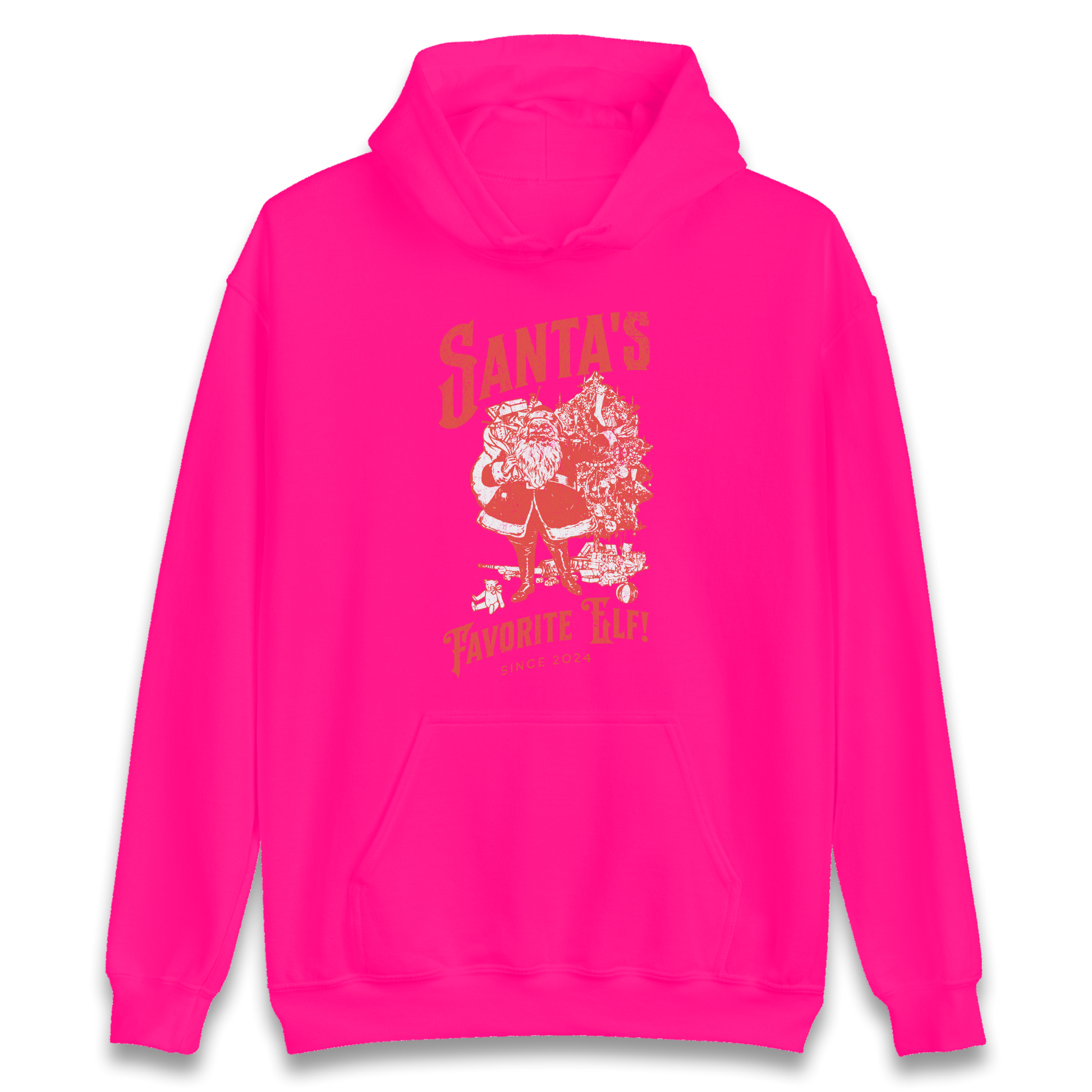 Santas Favourite Elf Christmas Hoodie