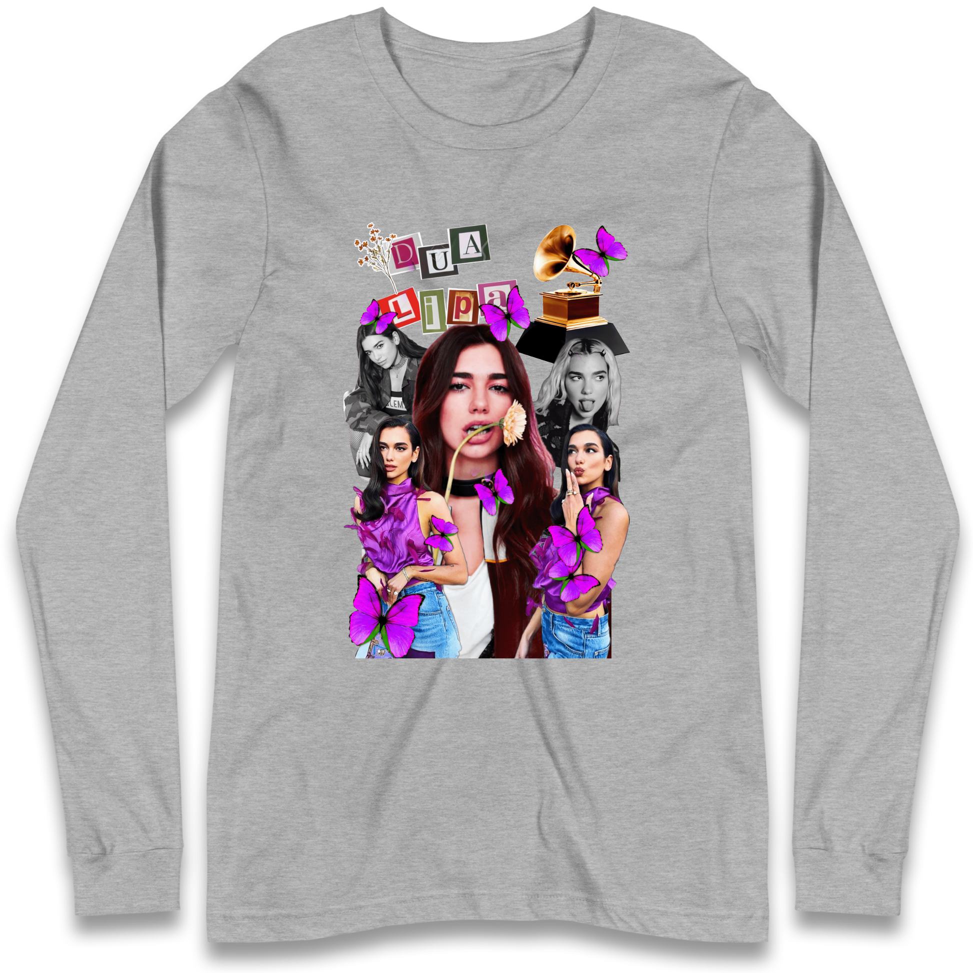 Dua Lipa Butterflies Longsleeve T Shirt