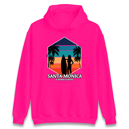 Santa Monica Summer Surfing Hoodie