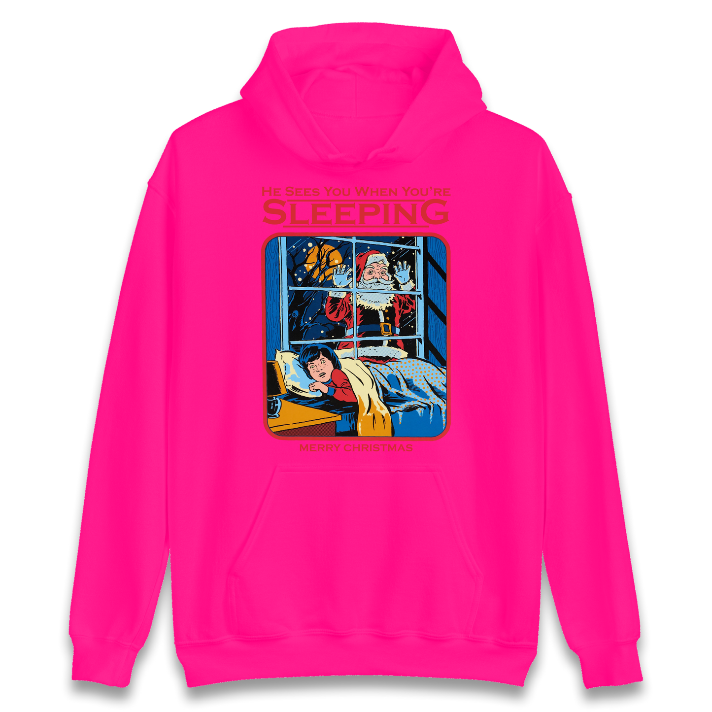 Creepy Santa Claus Christmas Hoodie