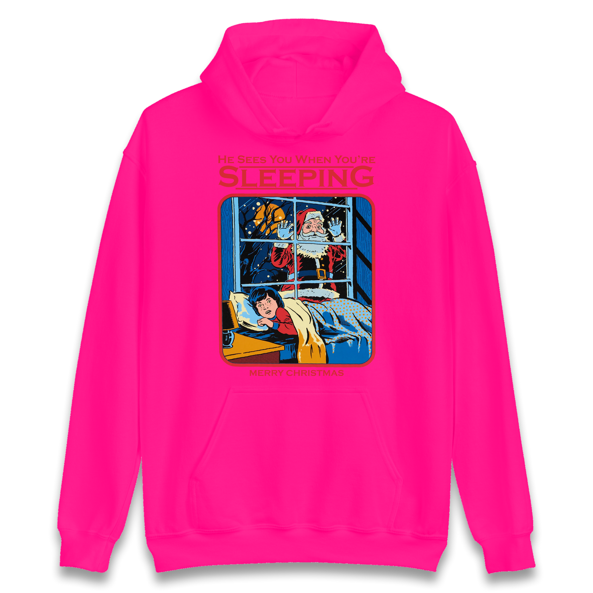 Creepy Santa Claus Christmas Hoodie
