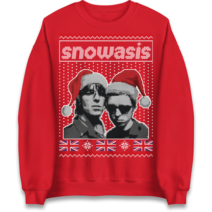 Snowasis Union Jack Christmas Jumper