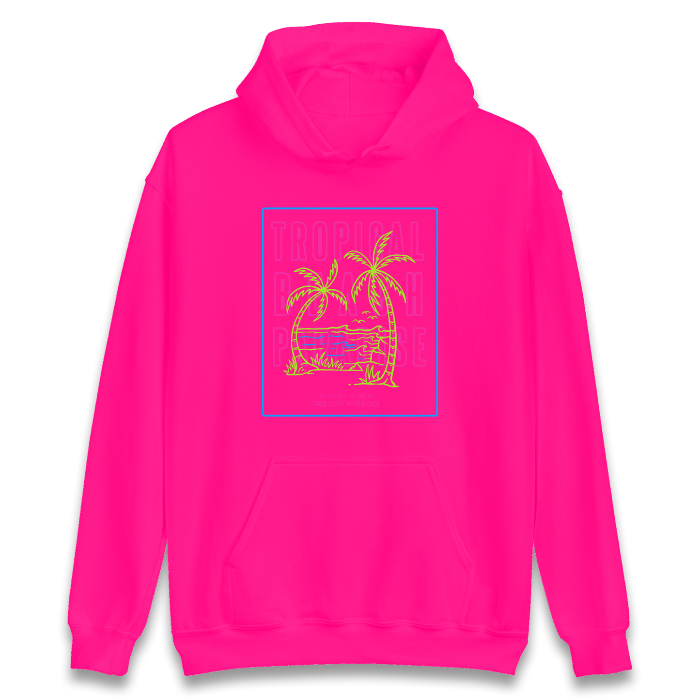 Tropical Beach Paradise Hoodie
