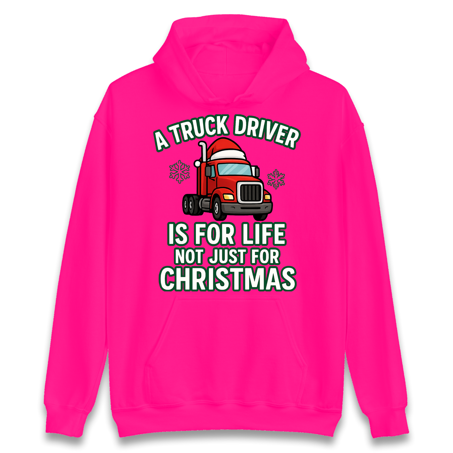 Truck Driver Christmas Hoodie