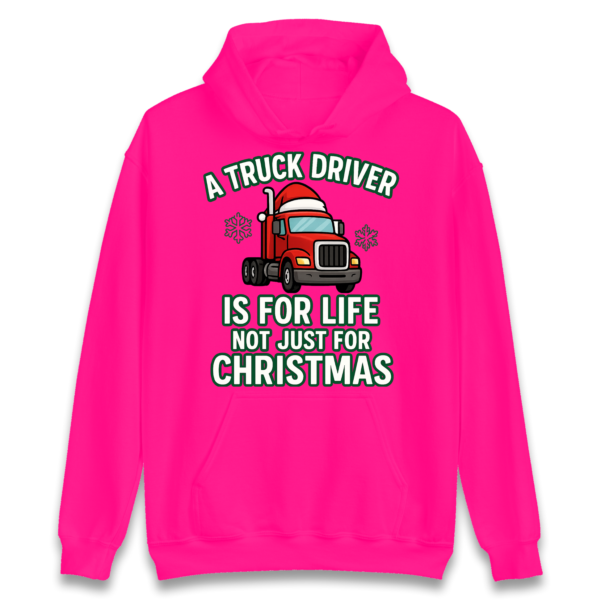 Truck Driver Christmas Hoodie