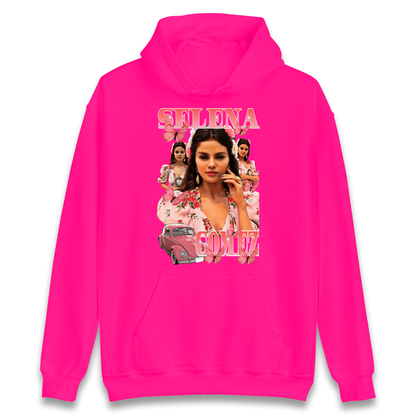 Selena Gomez Pink Hoodie