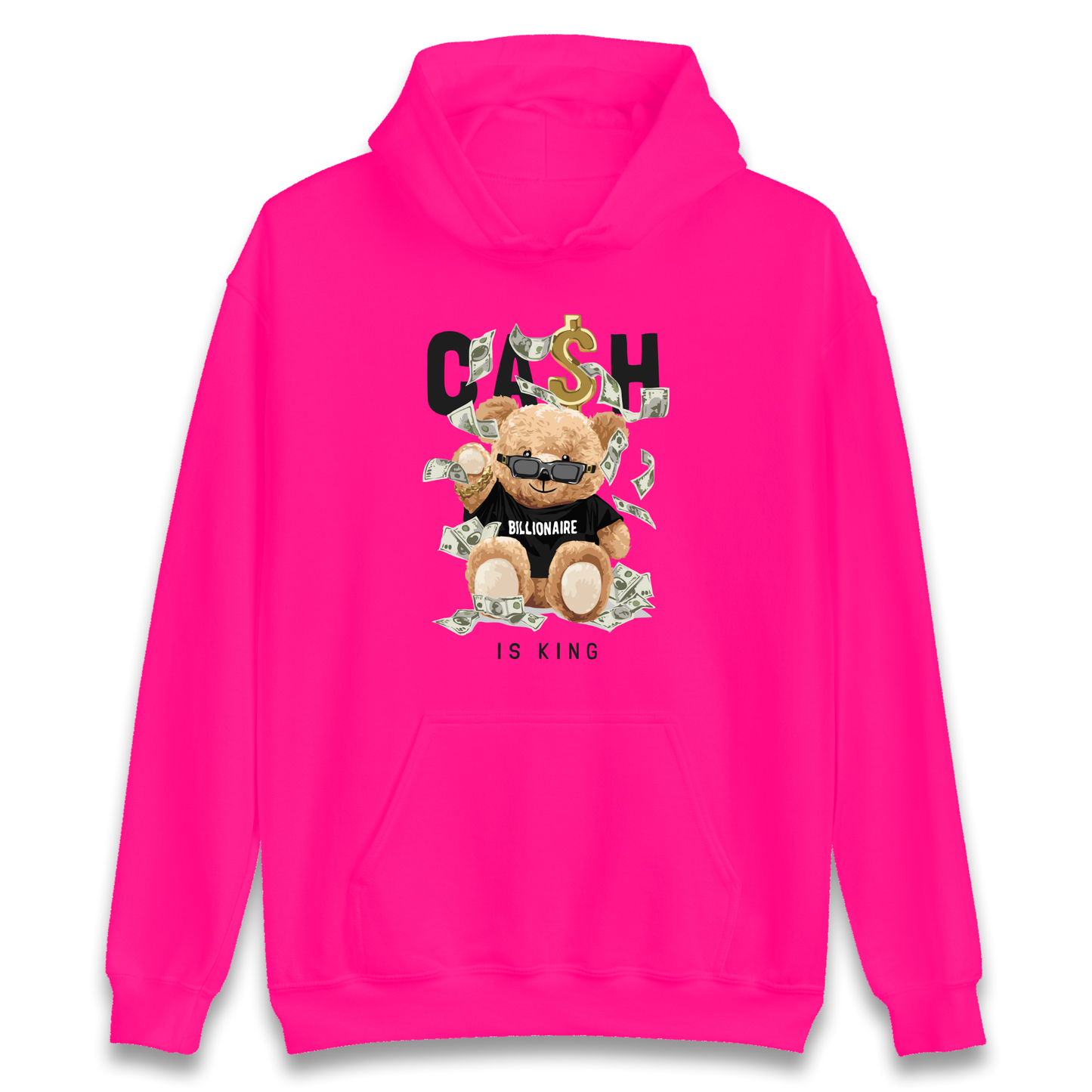 Teddy Bear Billionaire Streetwear Hoodie